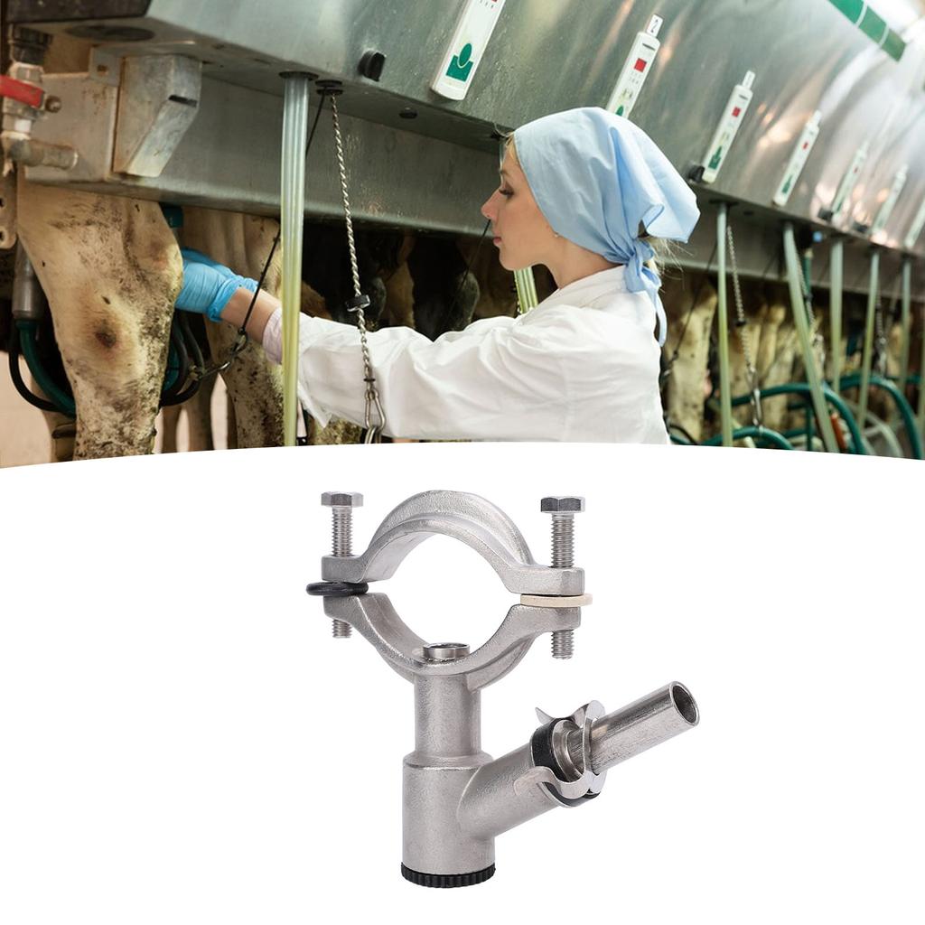 1,5-дюймовый вставной клапан, быстросъемный зажим для трубы доильного аппарата из нержавеющей стали для замены