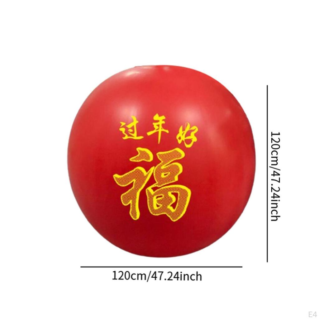 47-дюймовый большой красный шар, латексный большой шар, большой утолщенный гигантский круглый