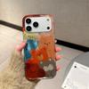 Милые Чехлы для Телефона с Блестящим Медведем и Котенком для iPhone 14 13 15 Pro 17 16 Pro Max Чехол Ударопрочный Funda Милый Защитный Чехол
