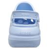 Crocs Mega Crush Clog PU Puffs Versatile and Comfortable Lightweight and Breathable Hole Shoes 6cm Unisex Sky Blue
