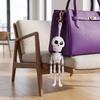 Dolls Halloween Skull Pendant Funny Skeleton Keychains Pull String Skull Head Keyring  Students