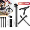 Aluminum Zinc Zinc Alloy MTB Seat Tube Adjustable Bike Seat Tube Road Bike Seatpost  Folding Bicycle