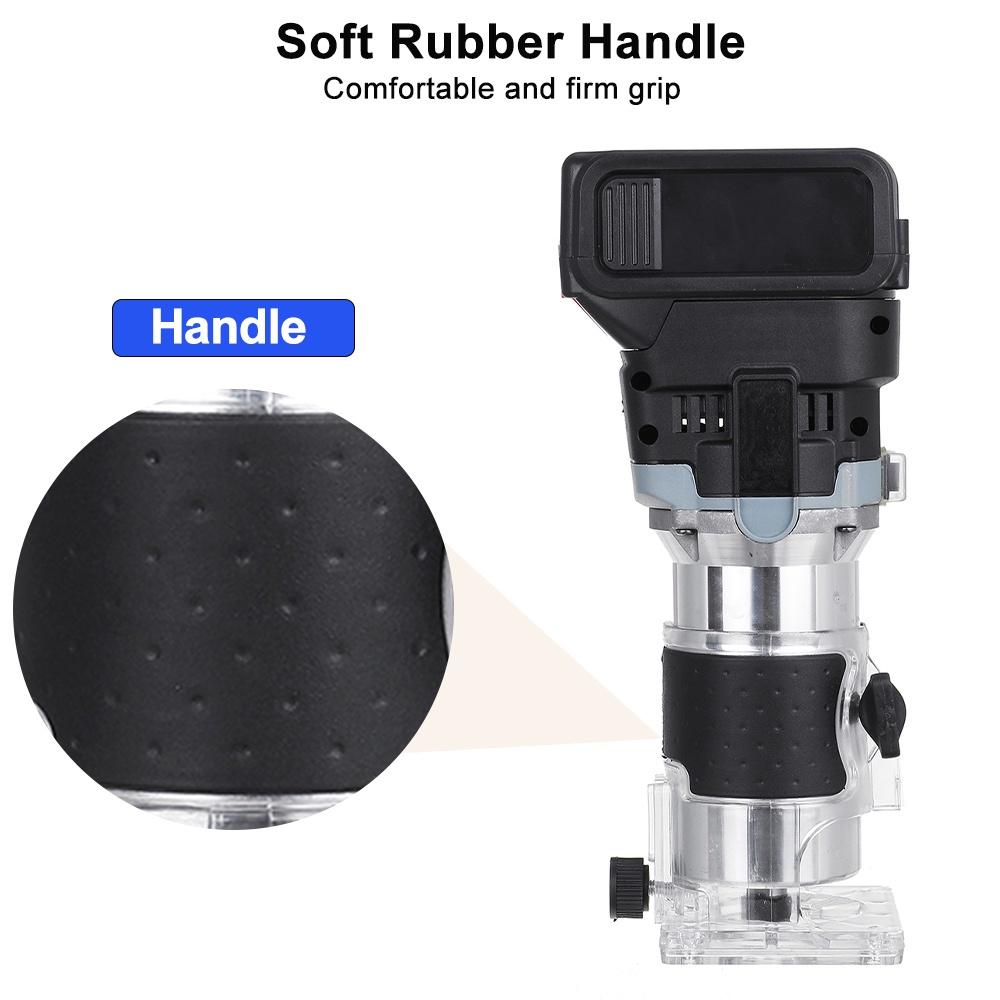 6-ступенчатый бесщеточный аккумуляторный электрический триммер, фрезерный станок по дереву, гравировальный станок, фрезерный станок по дереву для Makita 18 В