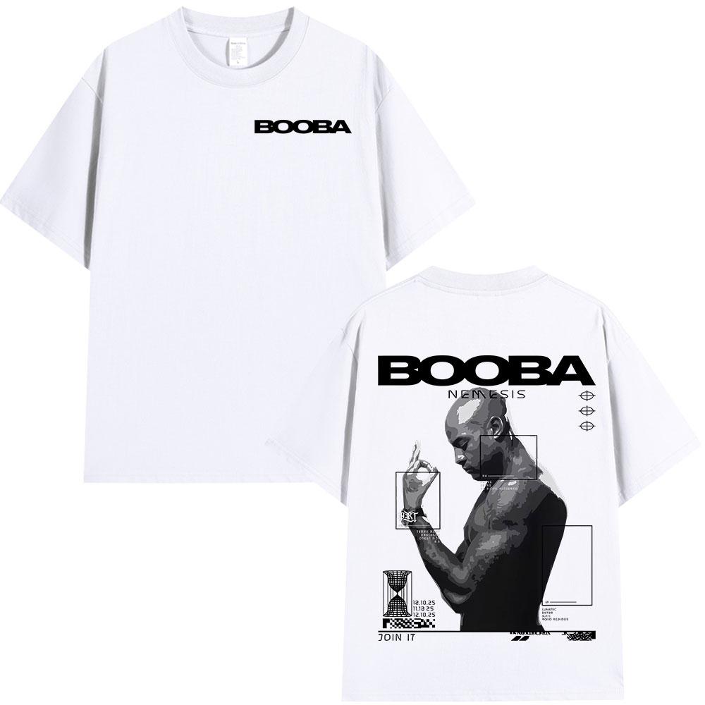 Rapper Booba Nero Nemesis Album T Shirts Men Women Retro Gothic Hip Hop Short Sleeve Tshirts Man Cotton Tshirt Streetwear