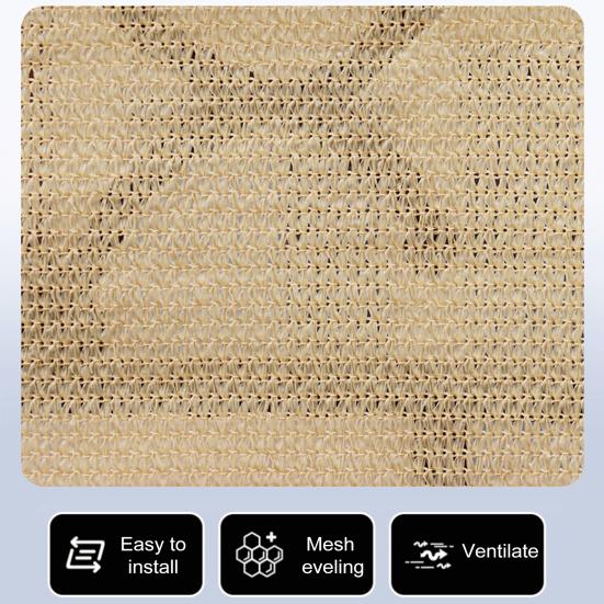 Экран конфиденциальности, защита от ветра и солнца, сетка для балкона, прочная, устойчивая к разрыву теневая сетка для патио, сада, двора