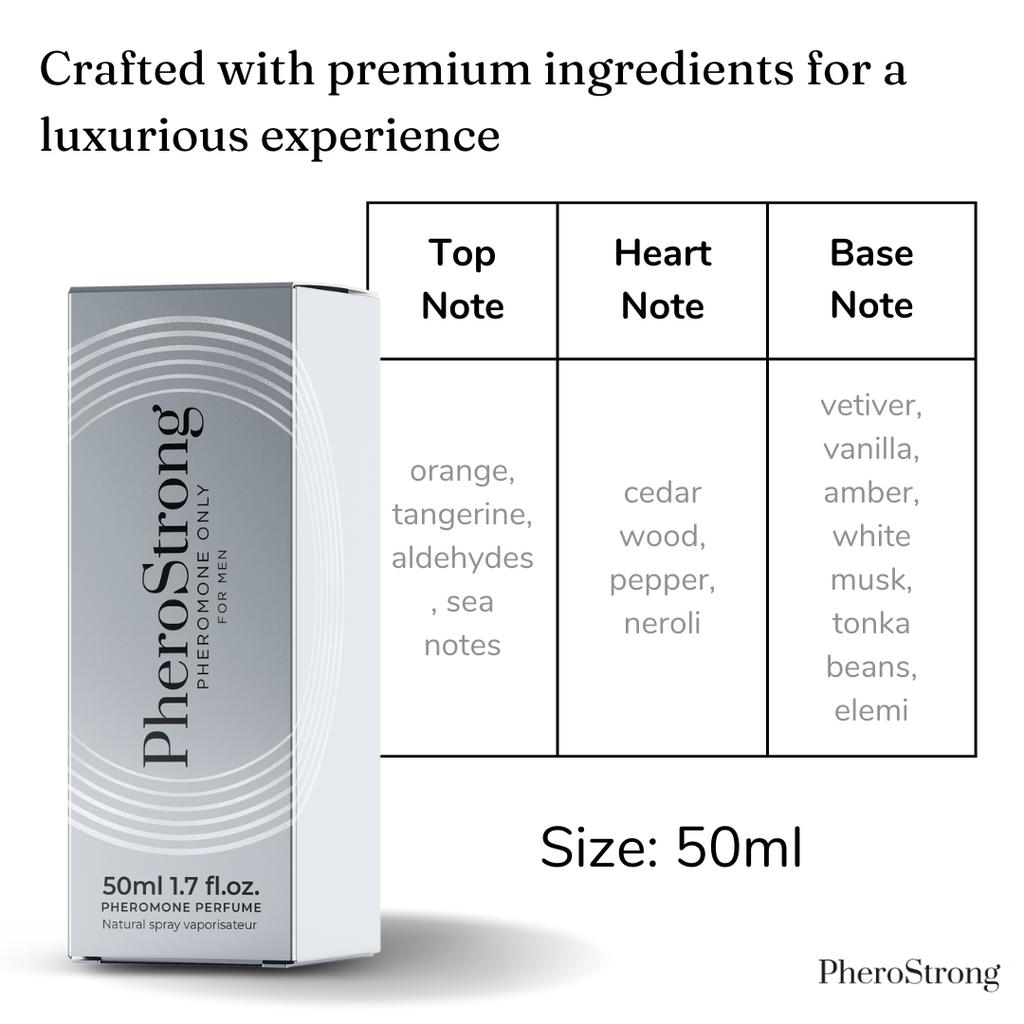 PheroStrong pheromone Only for Men perfume with pheromones for men to excite women
