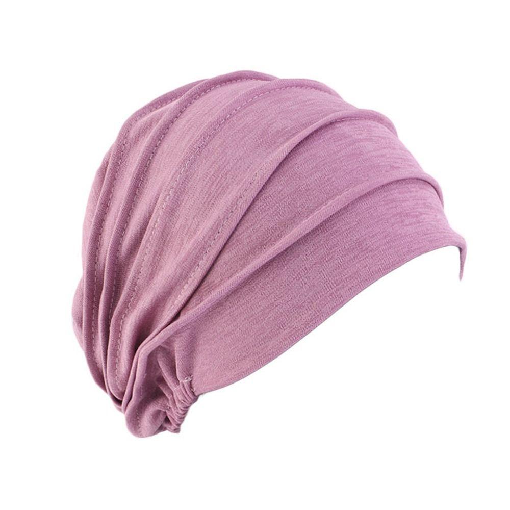Cotton Beanies Winter Warm Sleep Caps Women Turban Hat Chemo Hat Head Wrap Muslim Hijabs