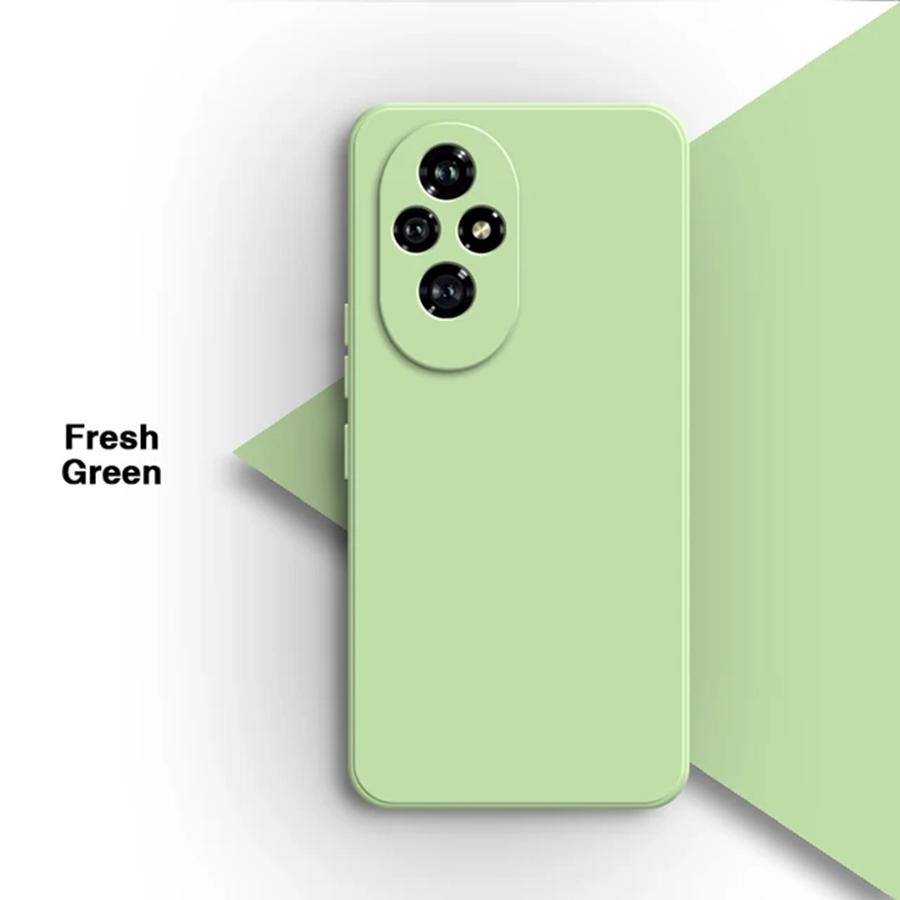 12 цветов жидкий силиконовый мягкий чехол для телефона TPU чехол для HUAWEI HONOR 200 / 200 Pro