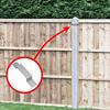 Fence Post Security Brackets Anti Rattle Post Clips