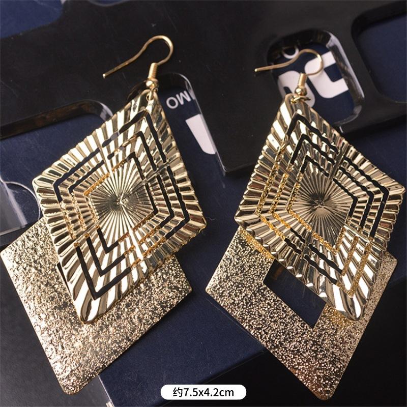 Модные преувеличенные нишевые темпераментные серьги с бахромой, ретро, личностные, универсальные серьги с пайетками, женские длинные украшения для ушей