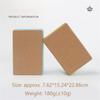 Yoga Brick EVA And Cork Synthetic Strench Exercise Yoga Block Home Use Gym Fitness Pilates Yoga Assistive Equipment For Dancing