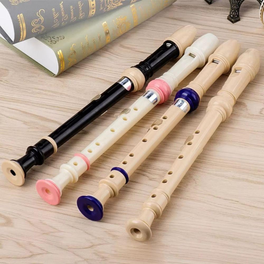 Baroque Fingering Eight Hole Clarinet Easy Adjustable Vertical Flute Musical Instrument