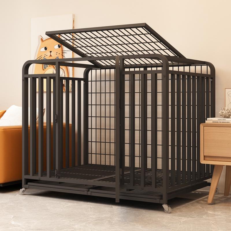 Indoor Dog Cage with Toilet Separation for Small To Large Breeds