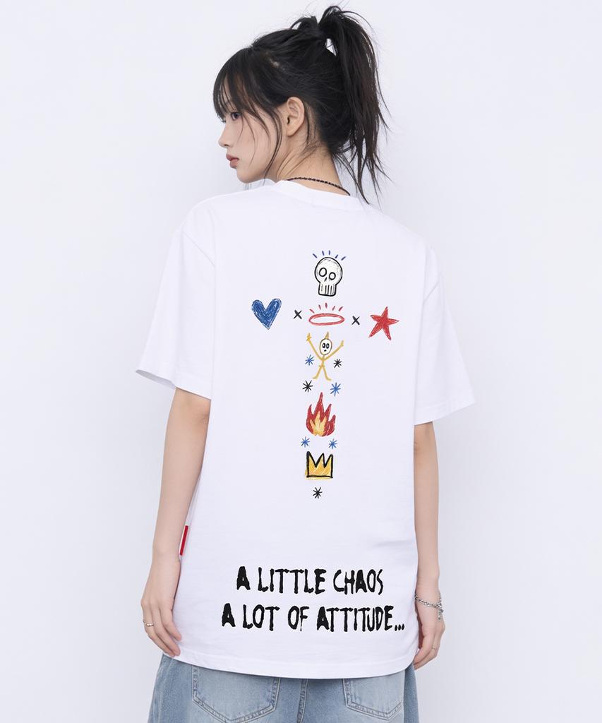ARTISTWEAR [Atw] Футболка с коротким рукавом Chaos Sketch - 2 цвета