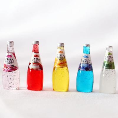 5 шт. 1:12 кукольных миниатюрных бутылок с фруктовыми напитками, аксессуары для кукольного дома, игрушки