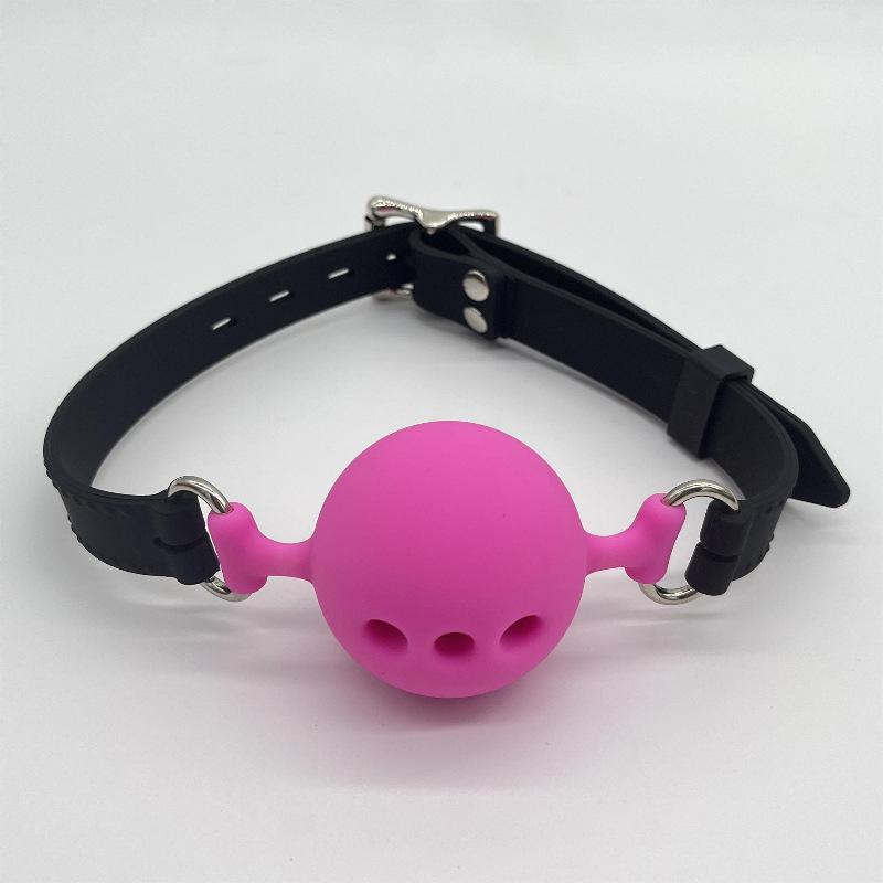 Soft Silicone Gag Ball Oral Bondage Gear Fetish Open Mouth Breathable Sex Toys For Couples Cosplay Slave Exotic Accessories