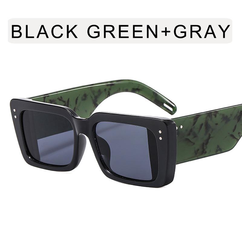 Candy Color Sun glasses Men Women Square Shape Wide Leg Anti-glare Sunglasses for Men Women Fashion Trendy Glasses Female