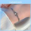 And Moon Elegant Star Crystal Bracelet For Women Chic Zircon Alloy Jewelry