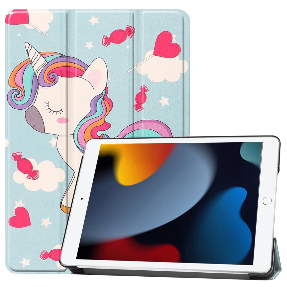 Чехол для Apple iPad 7 8 9 10,2 дюйма PU откидная подставка чехол для Apple iPad 2019 2020 2021 10,2 дюйма чехол для планшета Funda