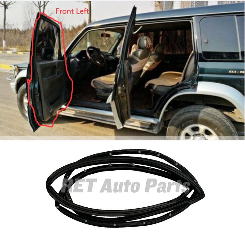 Резиновая уплотнительная лента для двери автомобиля для Mitsubishi Montero Pajero 2 MK2 V31 V32 V33 V43 V44 1990-2004 Уплотнительная лента дверного проема Уплотнитель