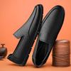 2025 New Genuine Leather Men Walking Shoes Casual Business Formal Shoes Designer Comfy Dress Loafers Driving Lazy Shoes