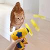 Смешная игрушка для кошки Интерактивная запускалка Игрушка для тренировки питомца для котенка Мини летающий диск Стрелялка Игры в погоню Игрушки для кошек Товары для питомцев