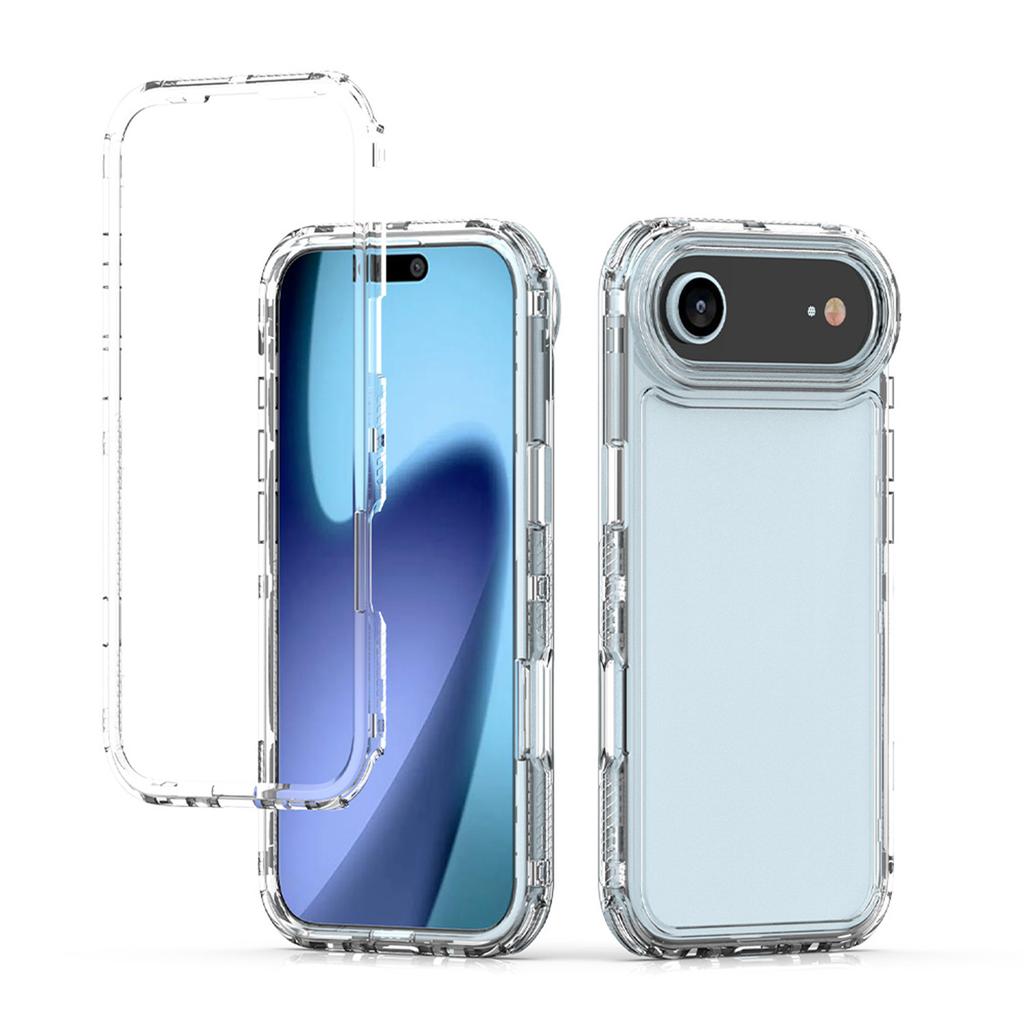 For iPhone 17 Air Phone Case Acrylic TPU Clear Mobile Cover