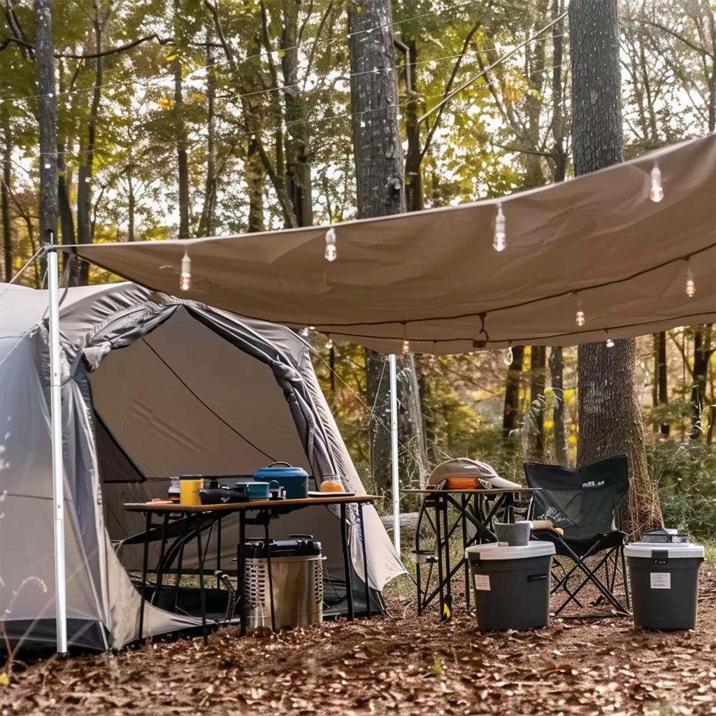 Регулируемые алюминиевые телескопические стойки для палатки, тента, навеса, портативные, легкие опоры