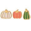 Home Fall Decor, Three-Piece Wooden Pumpkin Fall Decor, Multi-Tier Tray, Mantel, Shelf, Decor