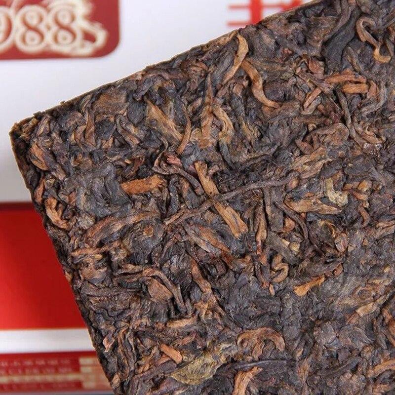 Китайский чай Хайвань Шу Пуэр 2021 9988 Пакетированный прессованный чай Лаотунчжи 211 Спелый чай Пурэр 250г