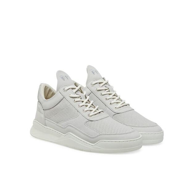 Men's Sneakers Filling Pieces With Low Upper Panel Ghost Panel 25255111855 White