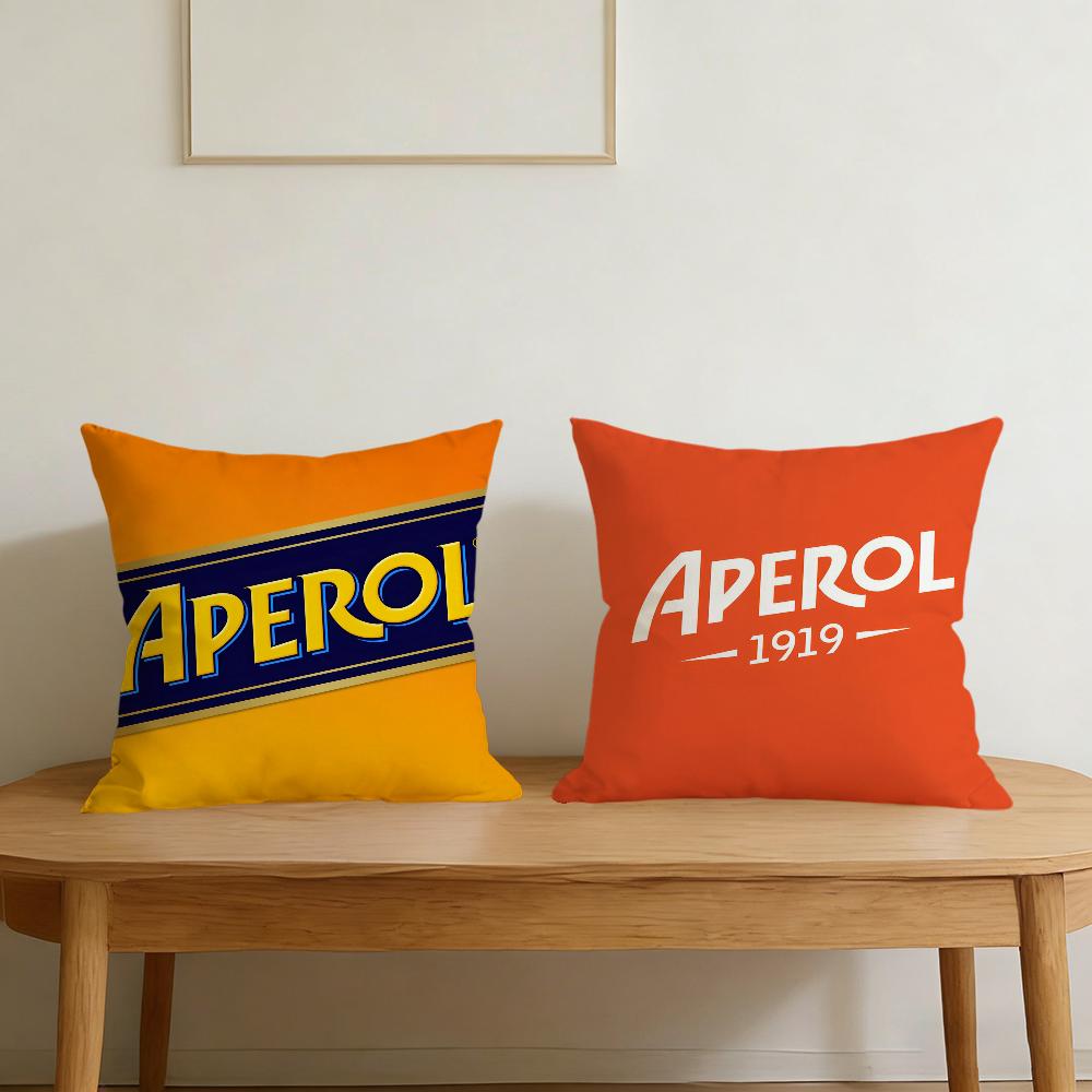 A-Логотип Aperol S-Spritz-Z Наволочка Для Печати Подушек Декор Дивана Дом Автомобиль Комната Кофейня Офис Скандинавская Простота
