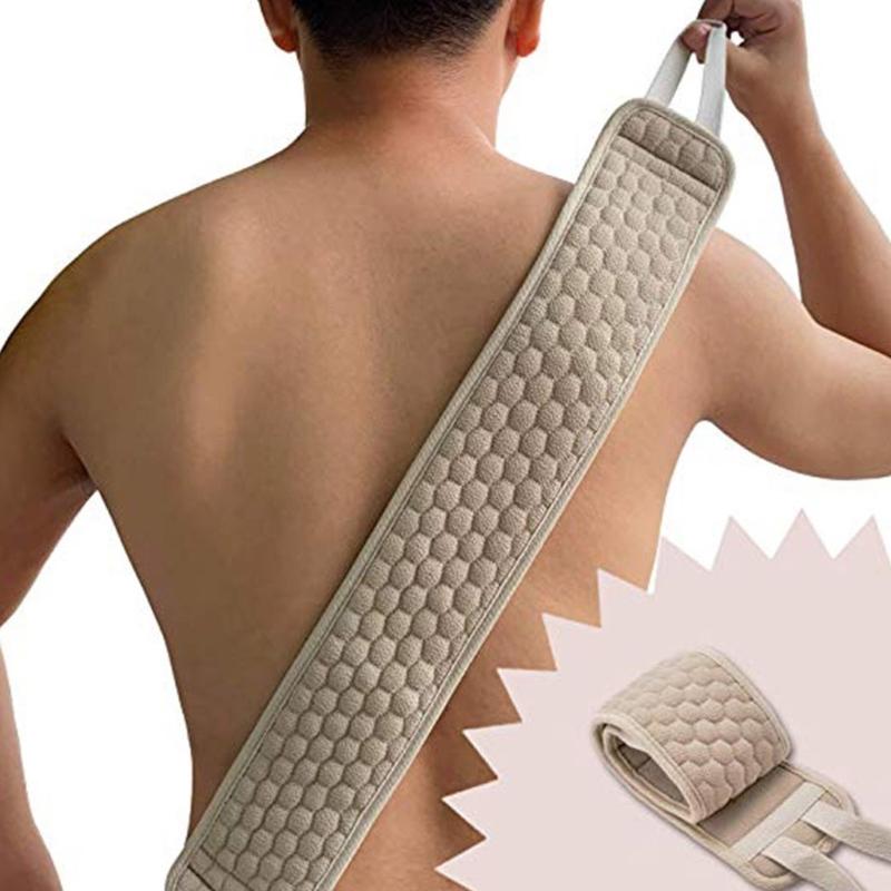 Long Lasting Body Scrubber With Gentle Exfoliations Tool For Back Cleansing And Stress Relief In Bathroom Storage