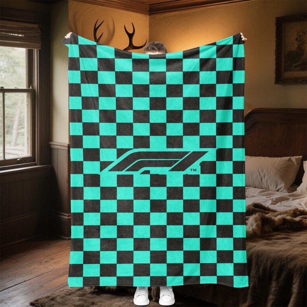 1PC racing Blanket Soft Comfortable All Seasons Suitable Sofa Office Travel Home Use Makes Great Gift