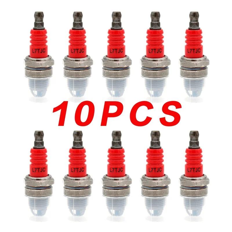 Свечи зажигания L7TJC, 10 шт. для бензиновой бензопилы и кустореза