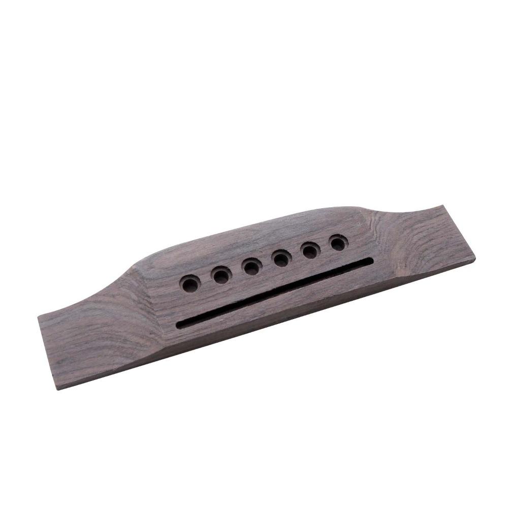 Rosewood Guitar Bridge for Acoustic Guitar Accessories Guitar Parts Saddle 6 String Guitar