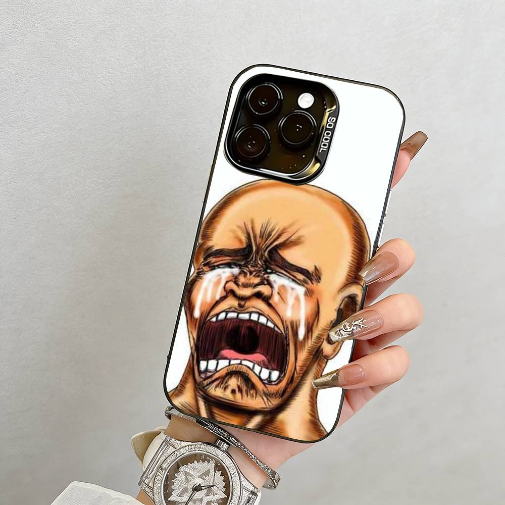 Забавные мультяшки Чехол для телефона для iPhone 17,16,15,14,13,12,11 Plus,Pro Max,XS,Цветной Посеребренный Внутренний Чехол