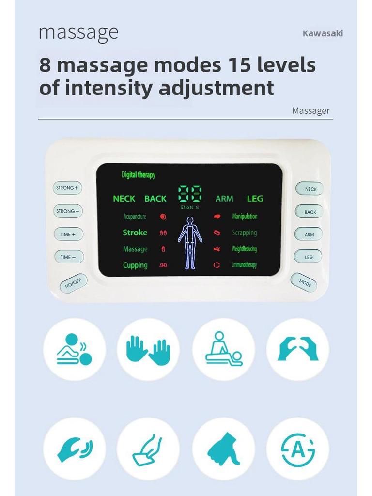 Среднечастотный меридиональный импульсный массажер: Многофункциональное устройство для массажа плеч и шеи