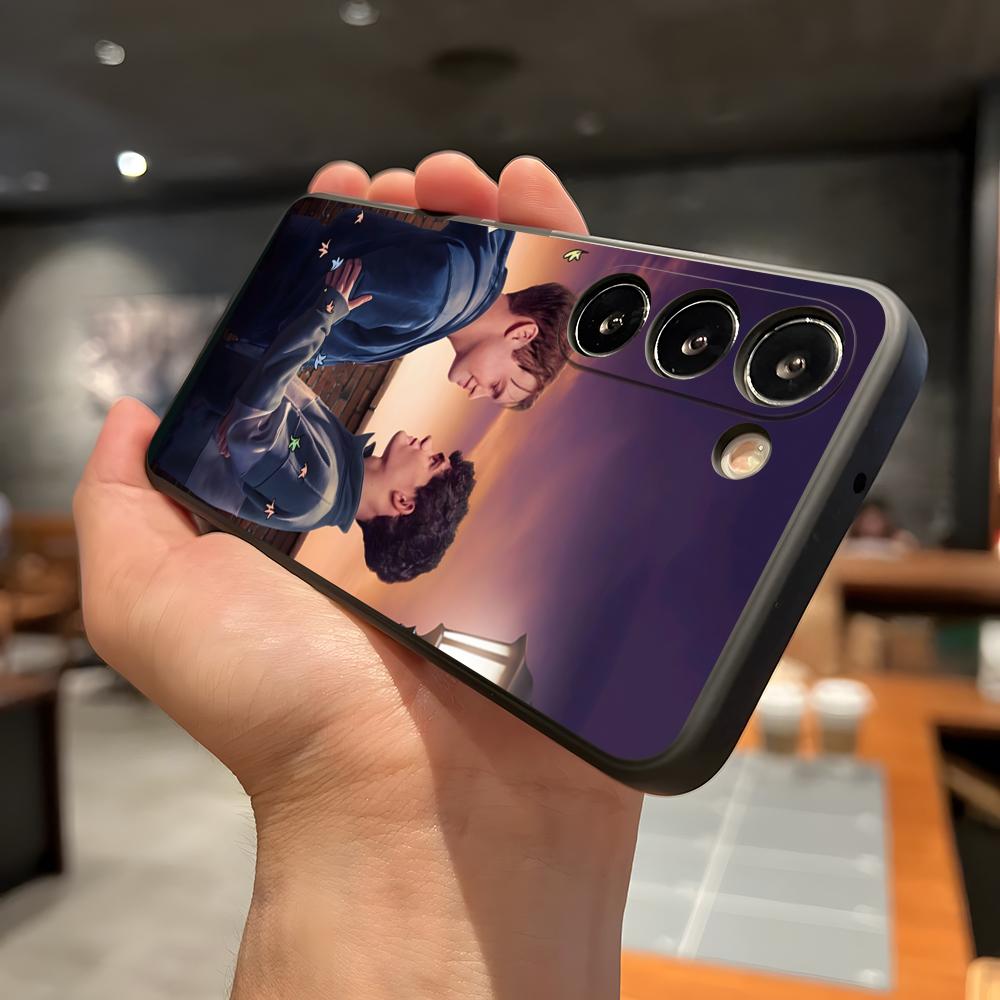 Чехол для телефона Heartstopper Movie Tv для Samsung A56 A36 A26 A16 A15 A25 A35 A55 A14 A34 A24 A54 Черный Мягкий