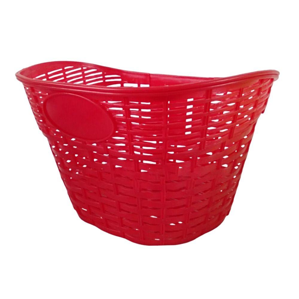 Plastic Kids Children Bike Basket Multicolors Student Front Basket Rear Cycling Accessories