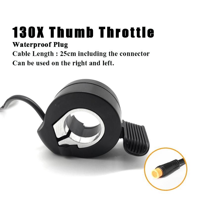 Okfeet Wuxing Throttle Electric Scooter Bike 130X Thumb Throttle Accelerator for Ebike Bicycle Conversion Kit Throttles 2