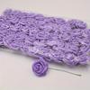 50 шт./упаковка белых искусственных роз из полиэтилена с головками и стеблями. Букет для самостоятельного изготовления, свадебный, для вечеринки, домашнего декора, скрапбукинга.