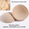 1 Pair Round Sponge Push Up Bra Pads for Women Latex Feel