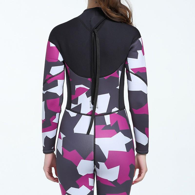 3mm Camo Full-Body Wetsuit Diving Surfing Snorkeling Men Women Warm Thermal Neoprene Suit S-XXXL