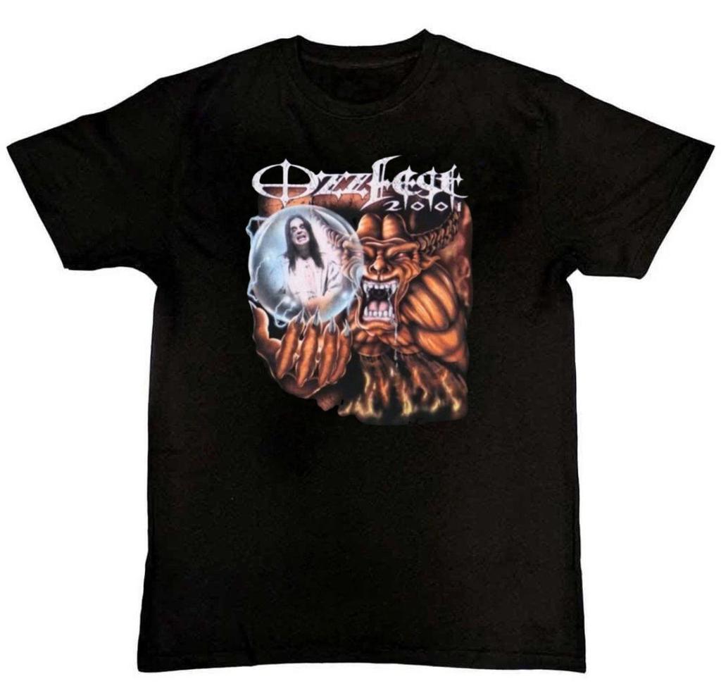 2001 Ozy Osbourne Ozzfest Concert Graphic Print Mens T-Shirt S M L XL 2 3 4 XL