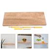 Floating Wall Shelf Modern Wood Bathroom Storage Shelves Spacesaving Sturdy Rustic Bedroom Nursery Solid MountBracket Hardware