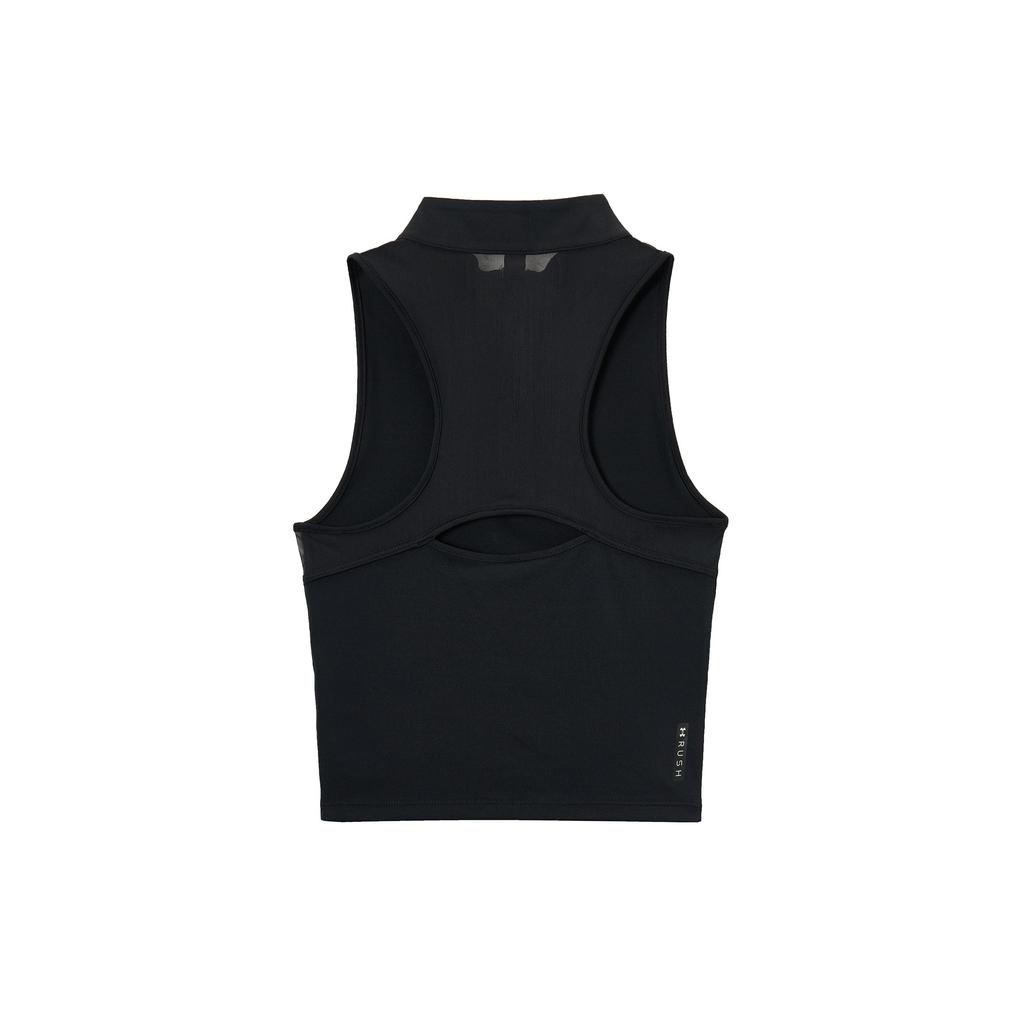 Under Armour Vanish Elite Rush Дышащая Спортивная Мода Комфортная Майка Без Рукавов Женские Топы Черный 1389874-001