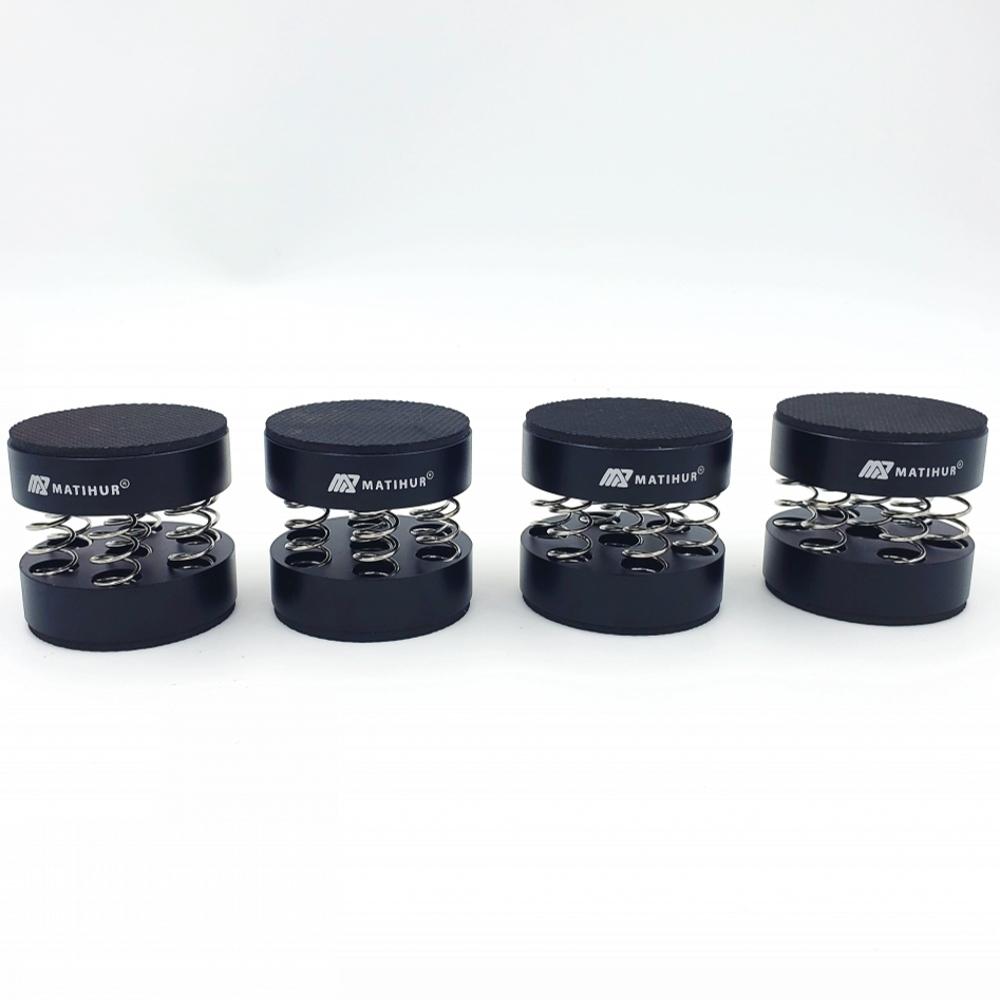 Audiophile shock spikes spring damping pad HIFI Stand Feet speaker spike audio CD amplifier foot pad single products silver