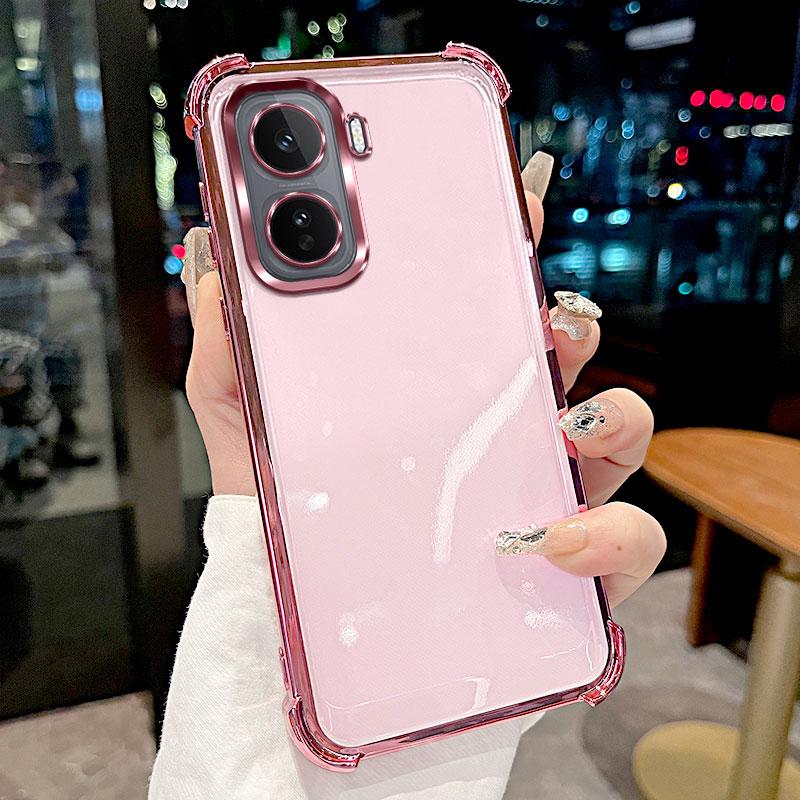Four Corners Anti-shock Protection Cases For VIVO IQOO Neo 11 Plating Lens Protection Film Cover Bumper For IQOO Neo11
