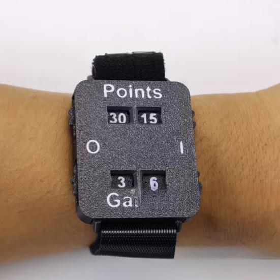 1/2 шт. Счетчик очков на запястье для гольфа Мужчины Женщины Ручной счетчик ударов в гольф Часы Легкий инструмент для отслеживания ударов Аксессуар для гольфа